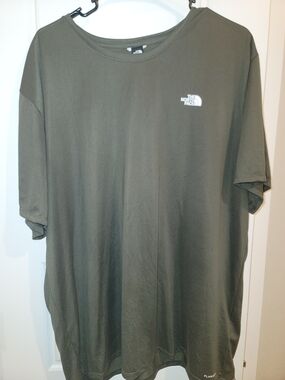 The North Face Olive Short Sleeve Logo Tee